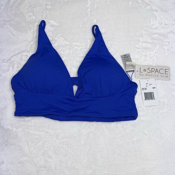 L*Space Olivia Bikini Top Size Large - Picture 6 of 8